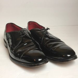 ALLEN EDMONDS SPENCER shoes tuxedo black Size 13